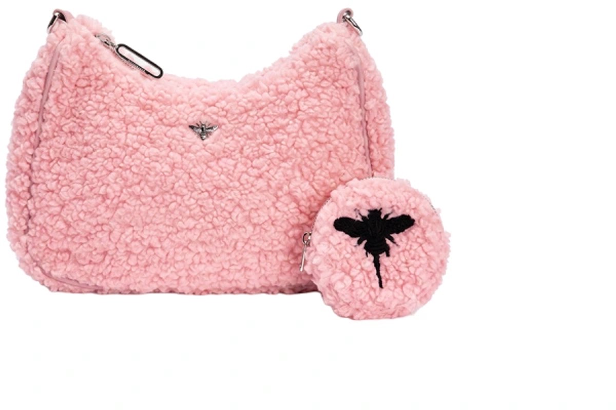 Stuff Maker Teddy Mini Tas in Pink
