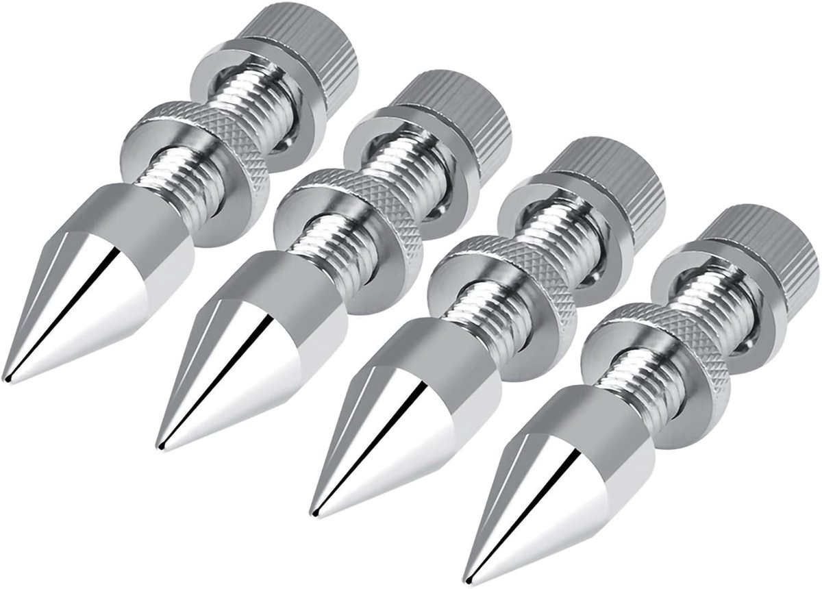 Feet Speaker Spikes M8 11X9X2 - Set van 4 Geluidsisolatie Voeten voor HiFi Speakers, Schokbestendige Cone Basis Pads