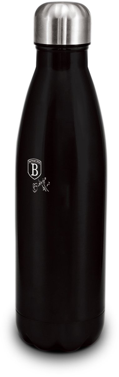 Roestvrijstalen thermosfles 0,5 l uit de Matte Black-collectie