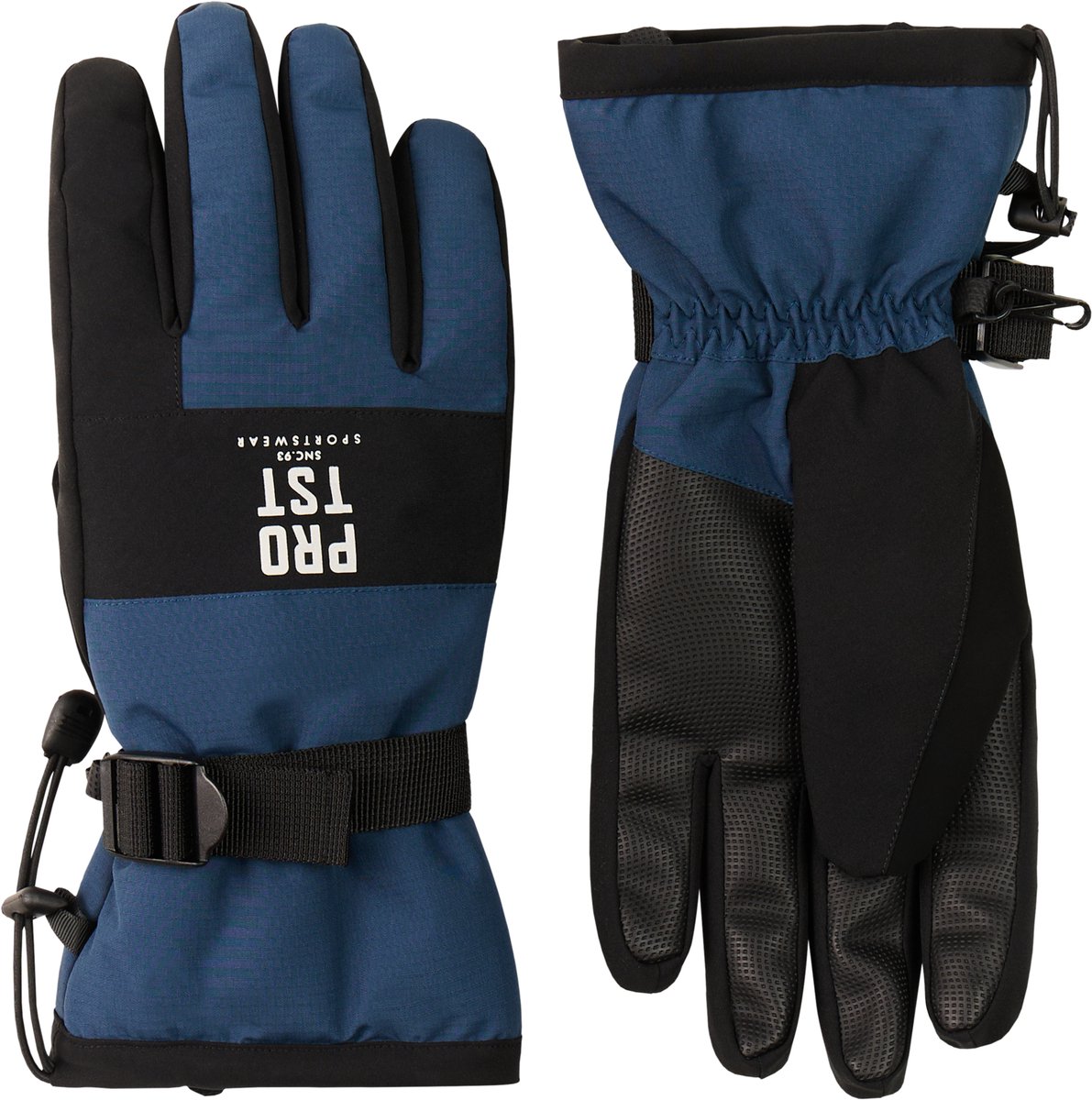Protest PRTShuffle Ski handschoenen Heren Waterafstotend Ribstof Marineblauw