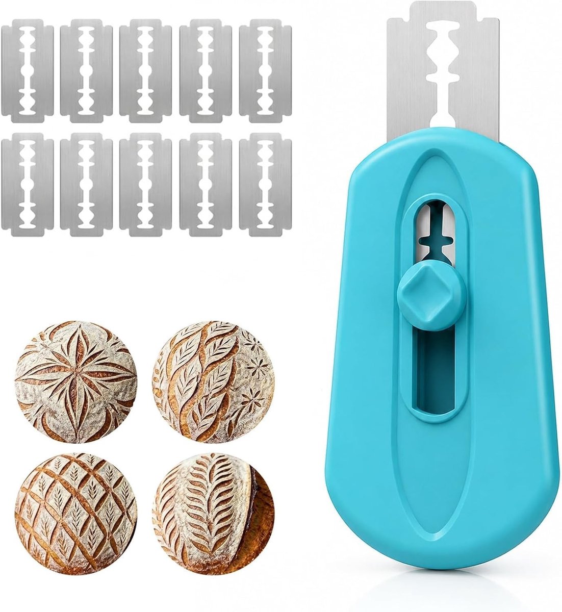 Set van 2 Broodmessen voor Thuisgebruik, Perfect voor Feestjes en Koken, RVS Snijgereedschap