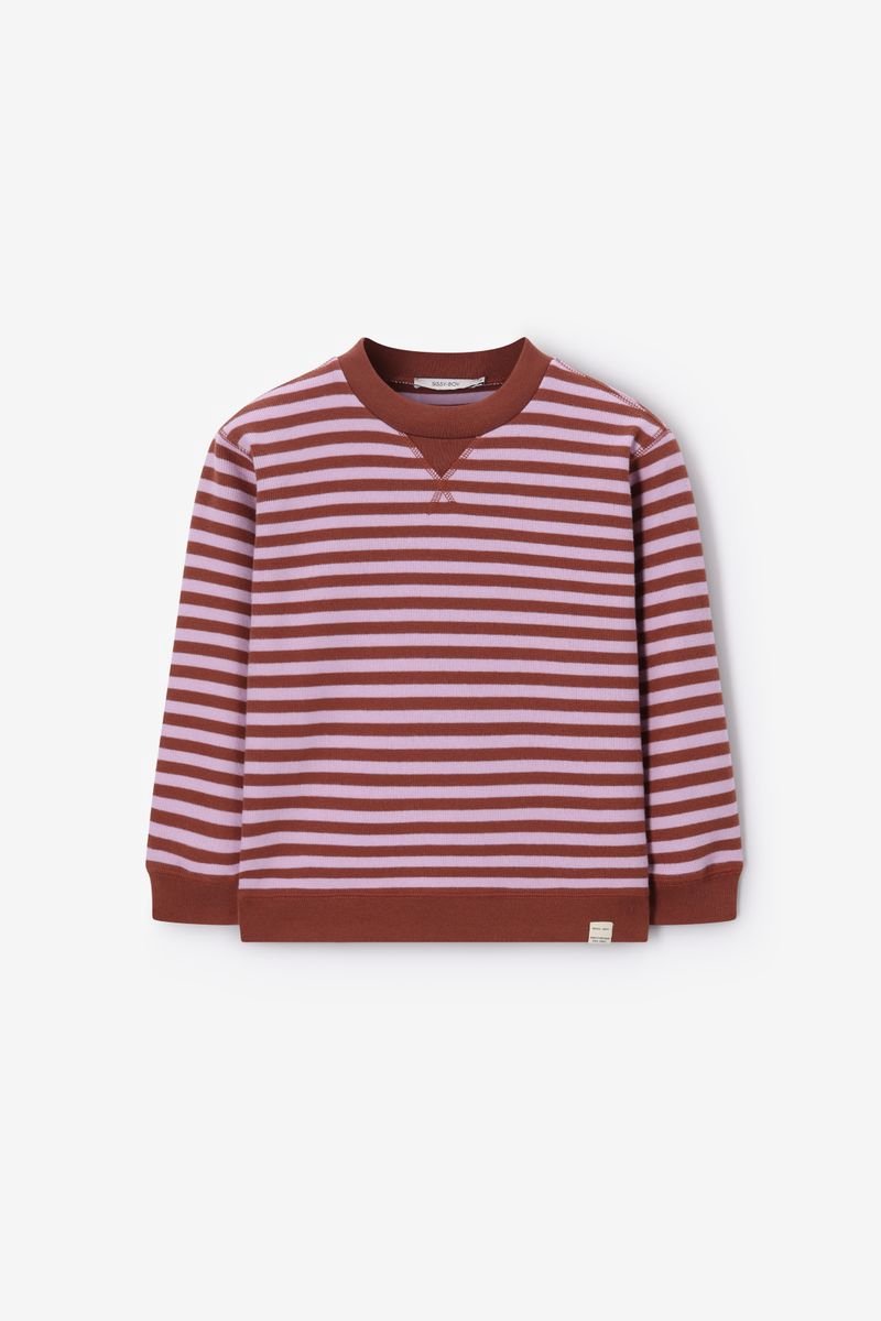 Sissy-Boy - Bruine gestreepte sweater