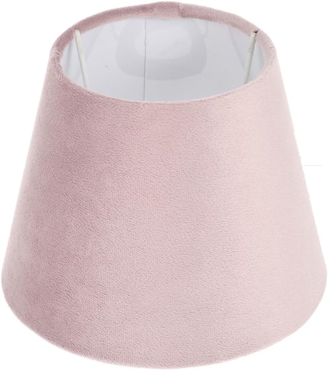 Luxe Velvet Lampenkap voor Tafellampen - Roze Chandelier Lampenkap van Linnen met Candlestick Lichtbulbs voor Elegante Verlichting