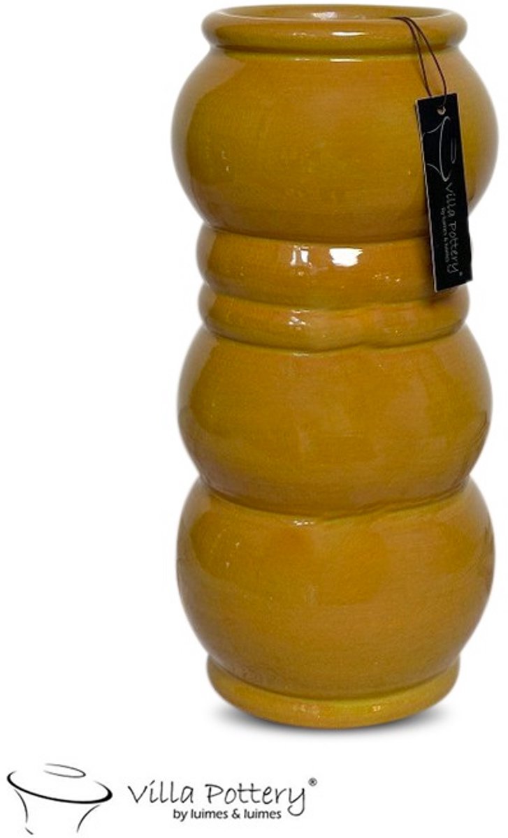 Villa Pottery Vaas - Bloempot - Villa Pottery - Keramiek - Decoratie - Woondecoratie - Renesse 3_1 Curry Vase