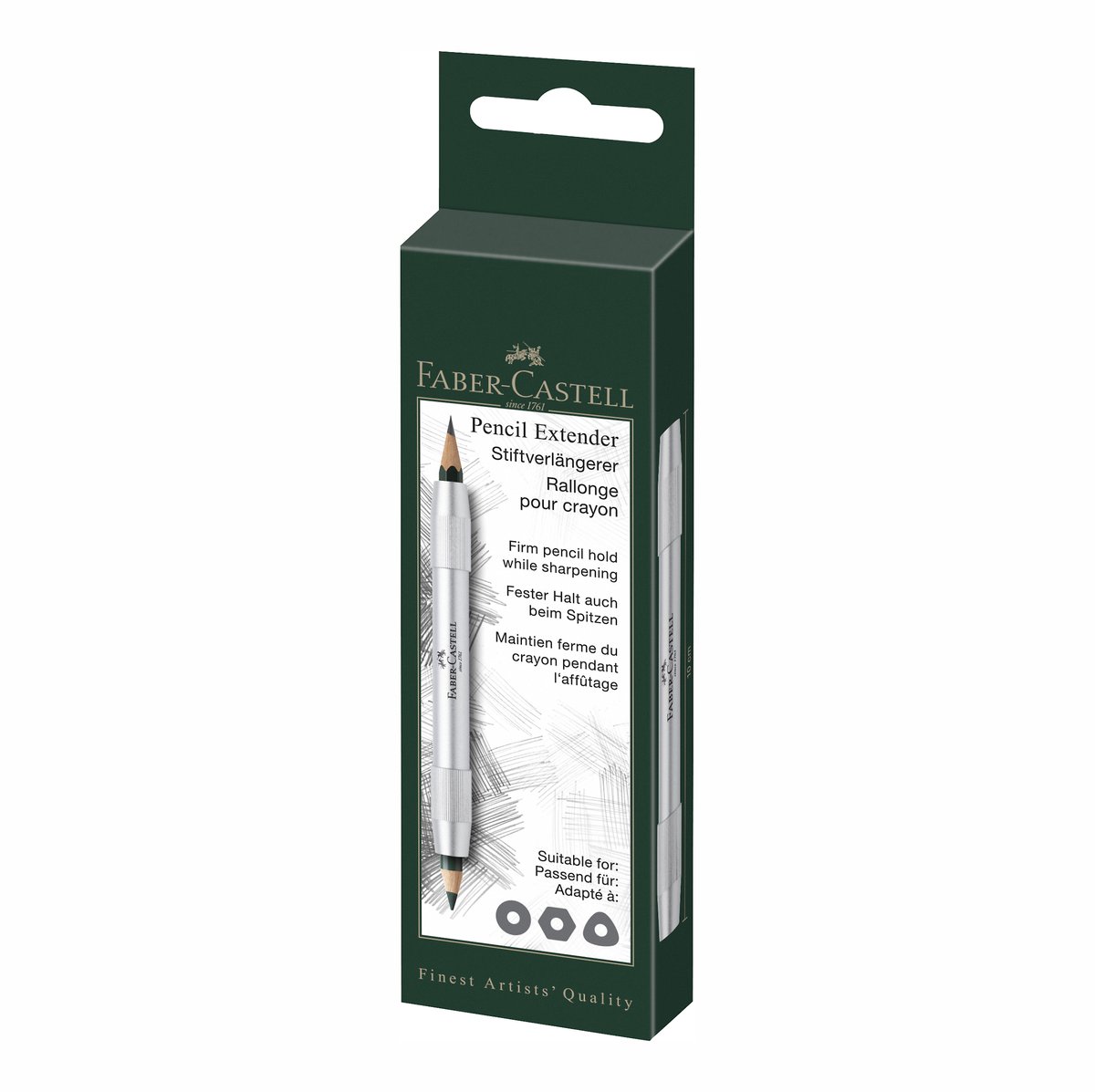 Faber-Castell - Potloodverlenger - Dubbelzijdig - Aluminium - FC-180310