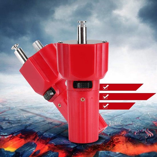 Elektrische barbecuemotor - Draaimotor voor gasbarbecue - Buitenbarbecue - Inclusief 1 USB-oplaadkabel - 5V - Rood — afbeelding 4