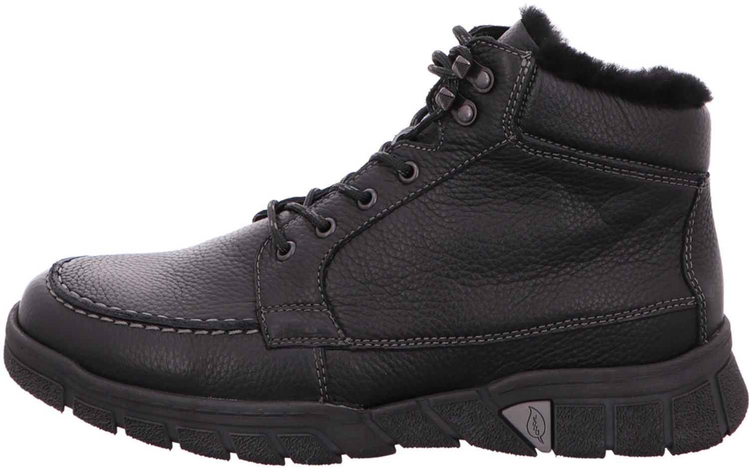 Waldläufer heren snowboots Zwart