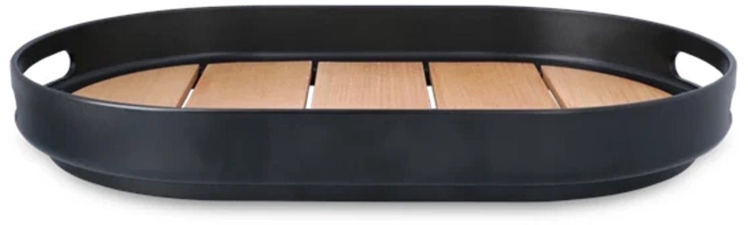 Rosendahl Carry Me plateau 48x31cm zwart / hout