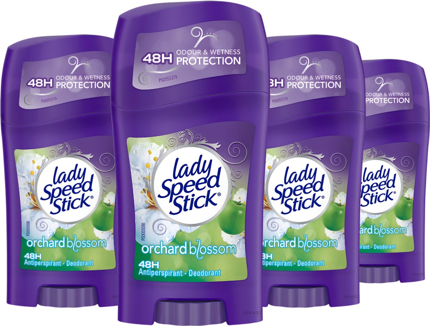 Lady Speed Stick Orchard Blossom Deodorant Vrouw - Anti Transpirant Deodorant Stick - 4 x 40g
