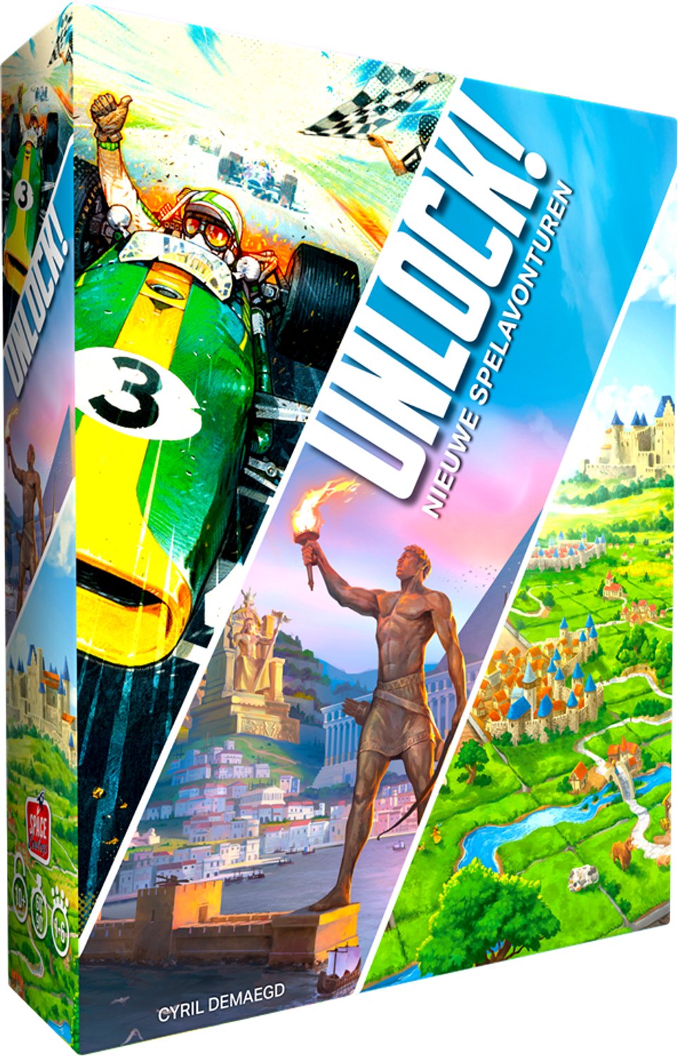 Unlock! Nieuwe Spelavonturen | Escape Kaartspel met Heat, Carcassonne en 7 Wonders | 1 tot 6 Spelers | Vanaf 10 Jaar