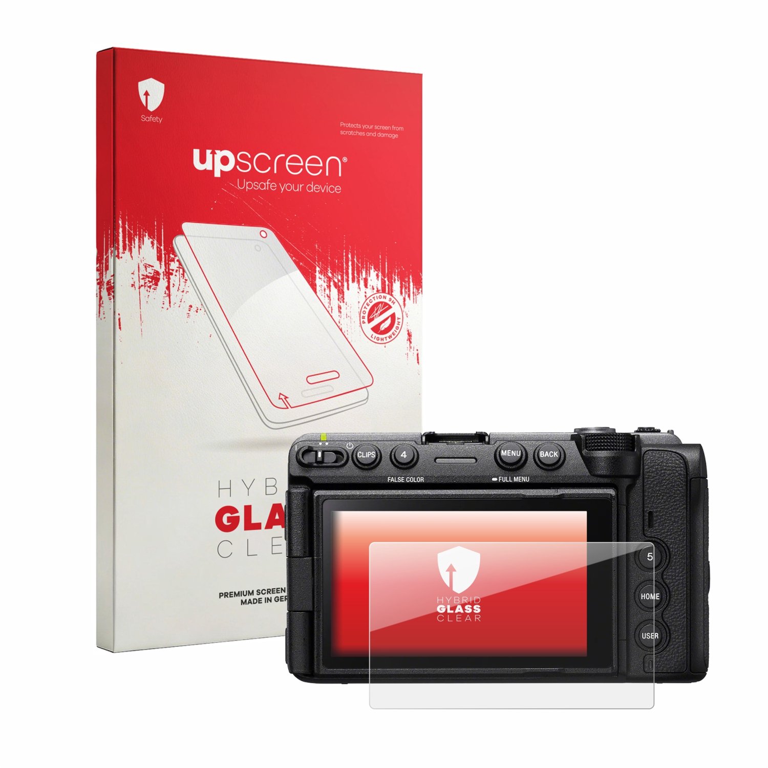 upscreen - Screenprotector voor Sony Cinema Line FX5 - Folie Beschermfolie Beschermglas transparant