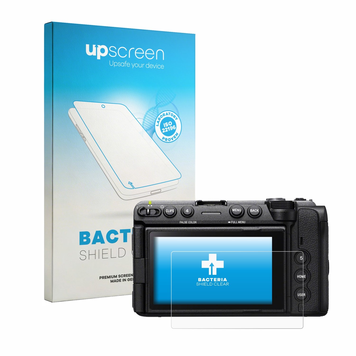 upscreen - Screenprotector voor Sony Cinema Line FX5 - Folie Beschermfolie transparant antibacterieel