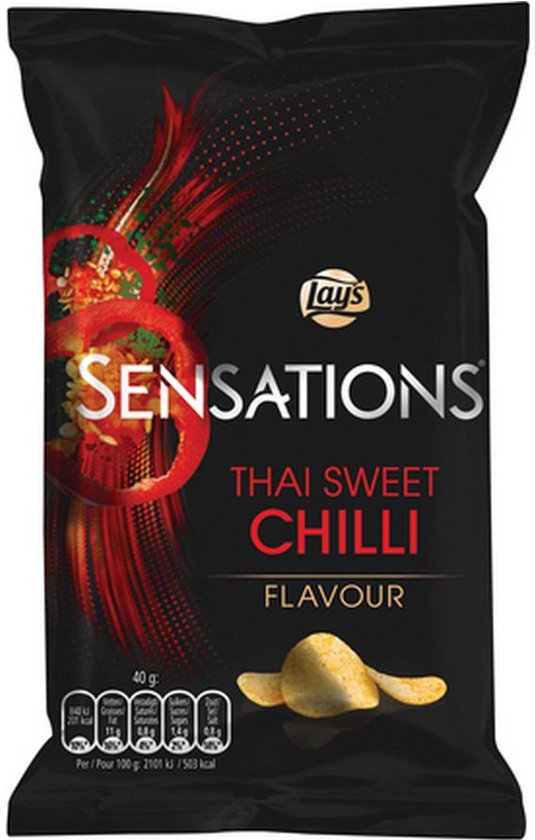 Lay's Sensations Thai Sweet Chili - Chips - 20 x 40 gram