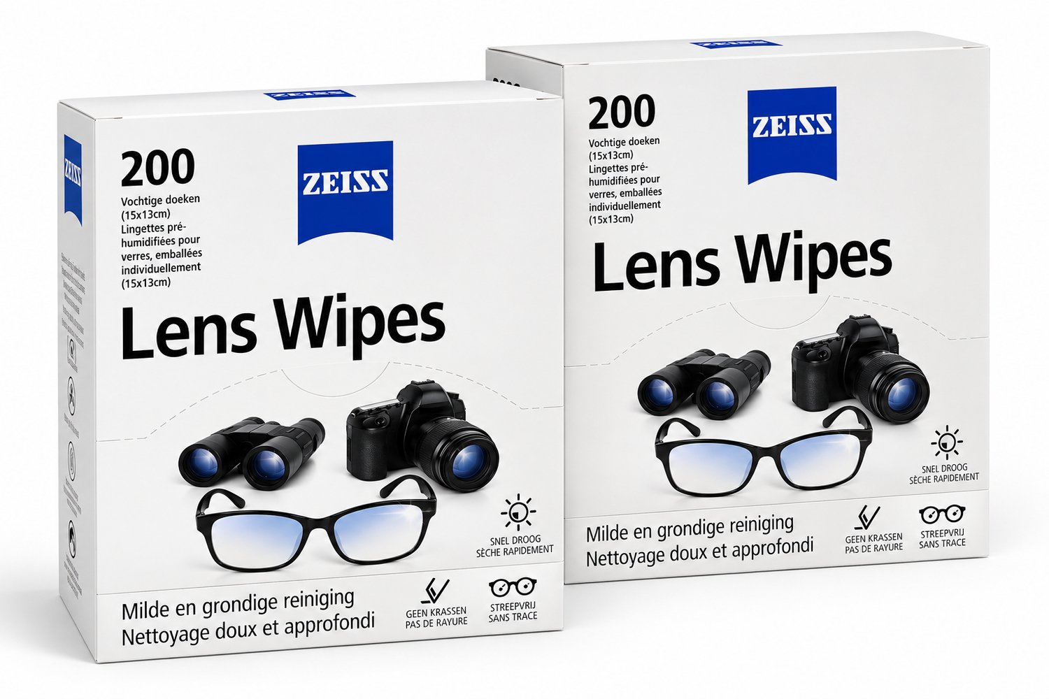ZEISS - Lens Wipes - 400 Reinigingsdoekjes - Voordeelverpakking