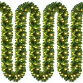 Casaria Guirlande - 5 m 100 LED Warmwit - Groen