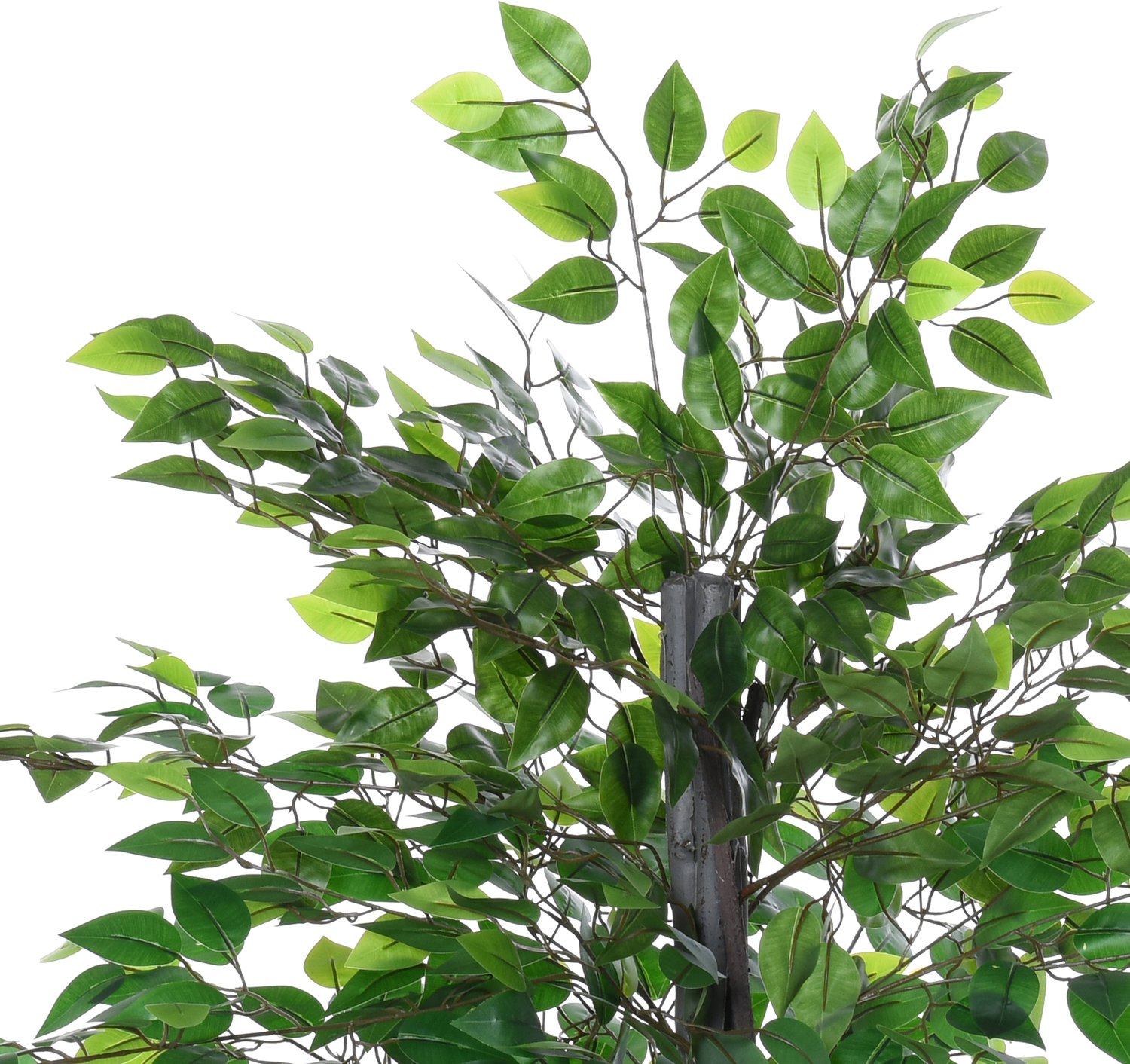 Sunona Kunstmatige banyanboom - Met 756 bladeren en pot - 145 cm hoog - Groen Multi