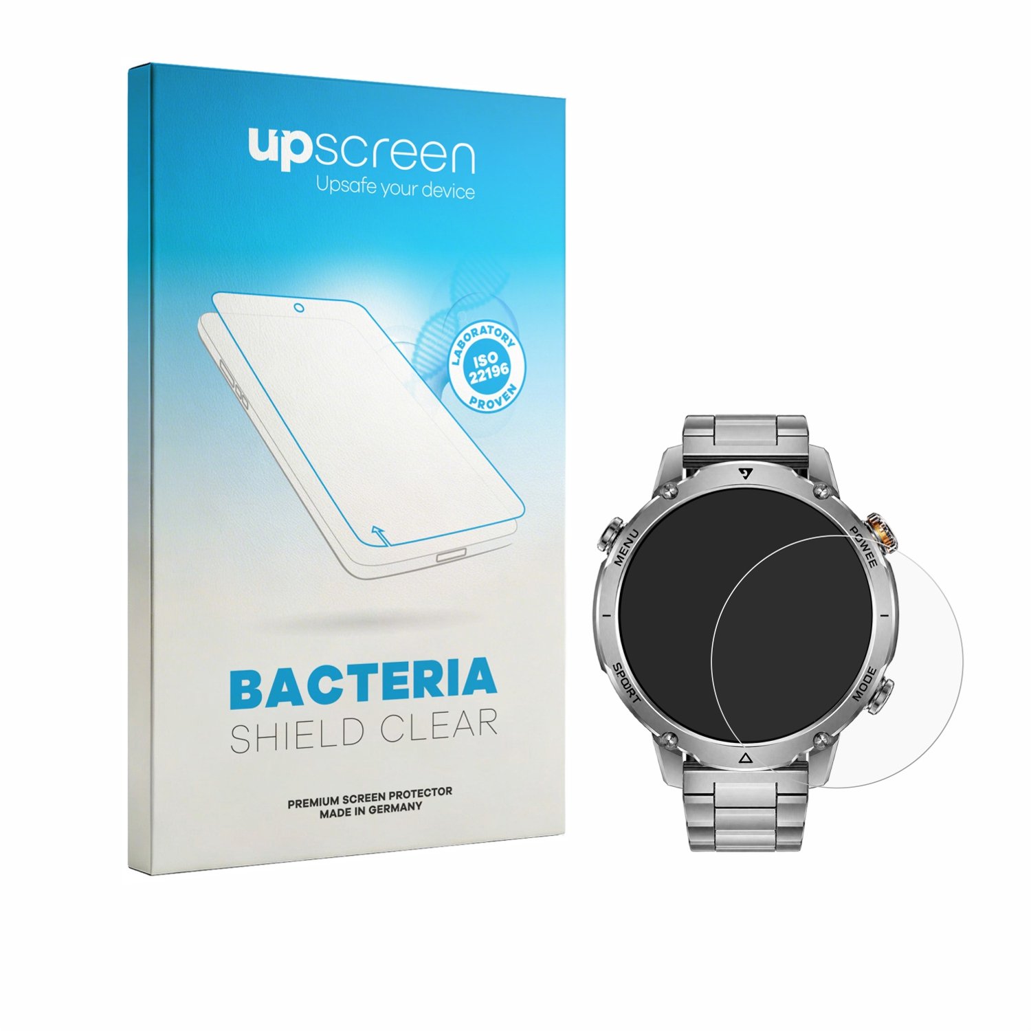 upscreen - Screenprotector voor SUNKTA EF26-C - Folie Beschermfolie transparant antibacterieel