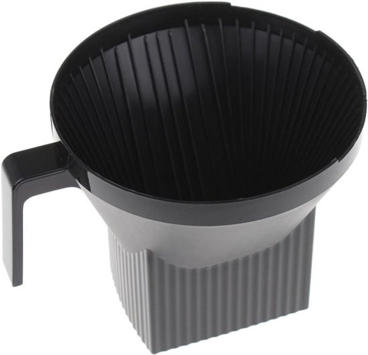 Douchemand met druppelstop - Filtermand voor koffie - Koffie bereiden - Automatische druppelstop - 1.25 Liter - Lichtgrijs