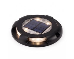 Oneproduct Solar Opritverlichting - Grondspot Buiten op Zonne energie - 3500K Warm - Zwart