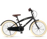 Deryan Coastline Kinderfiets 20 Inch - Met standaard - 6-8 Jaar - Zwart
