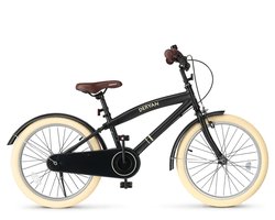 Deryan Coastline Kinderfiets 20 Inch - Met standaard - 6-8 Jaar - Zwart