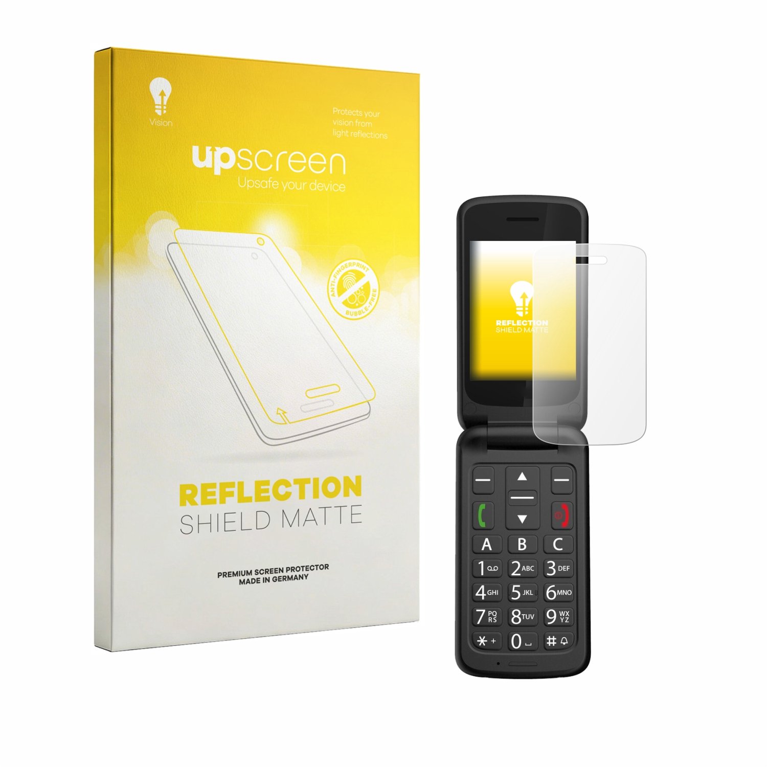 upscreen - Screenprotector voor Gigaset GL595 - Folie Beschermfolie anti glare matte
