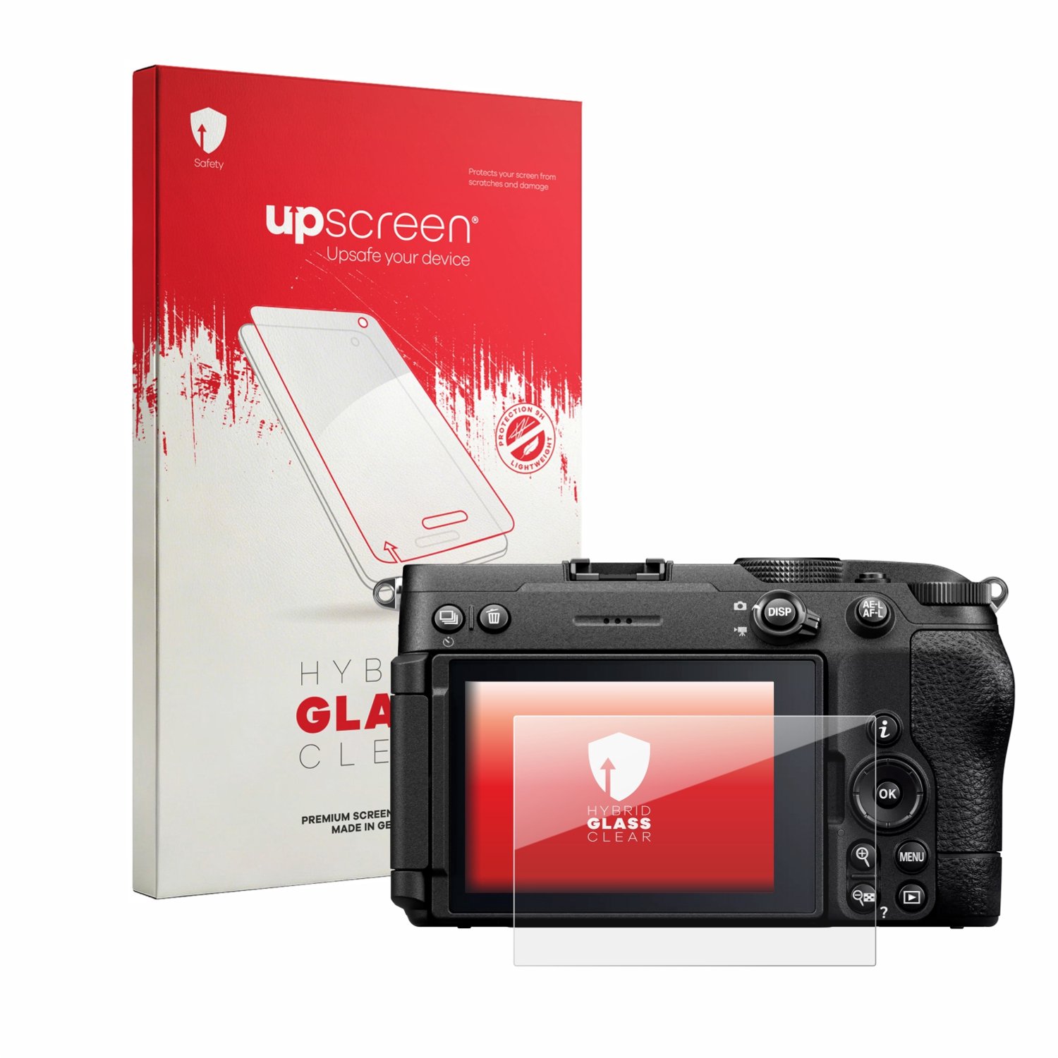 upscreen - Screenprotector voor Nikon Z5 IIC - Folie Beschermfolie Beschermglas transparant