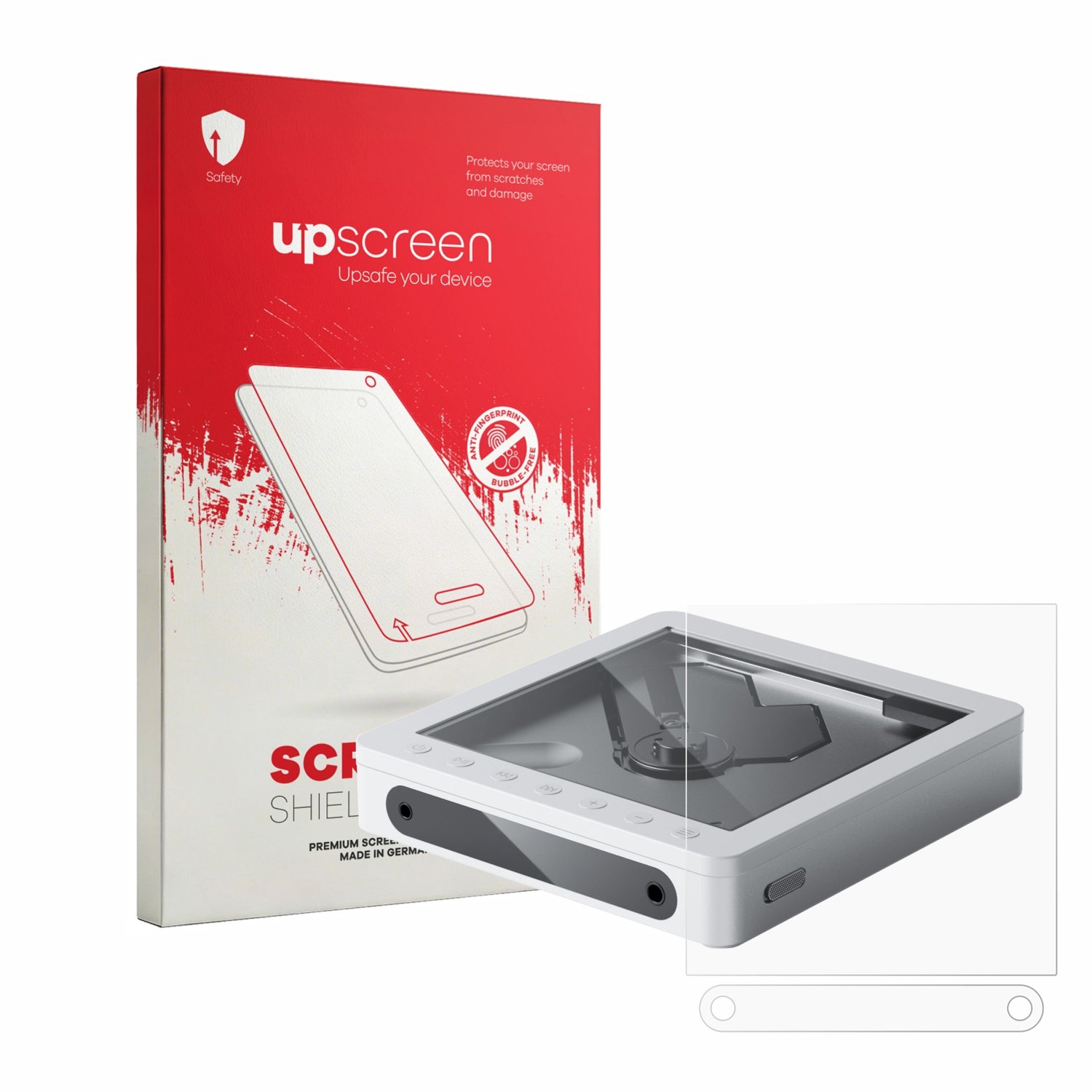 upscreen - Screenprotector voor FiiO DM13 BT Skylight - Folie Beschermfolie transparant