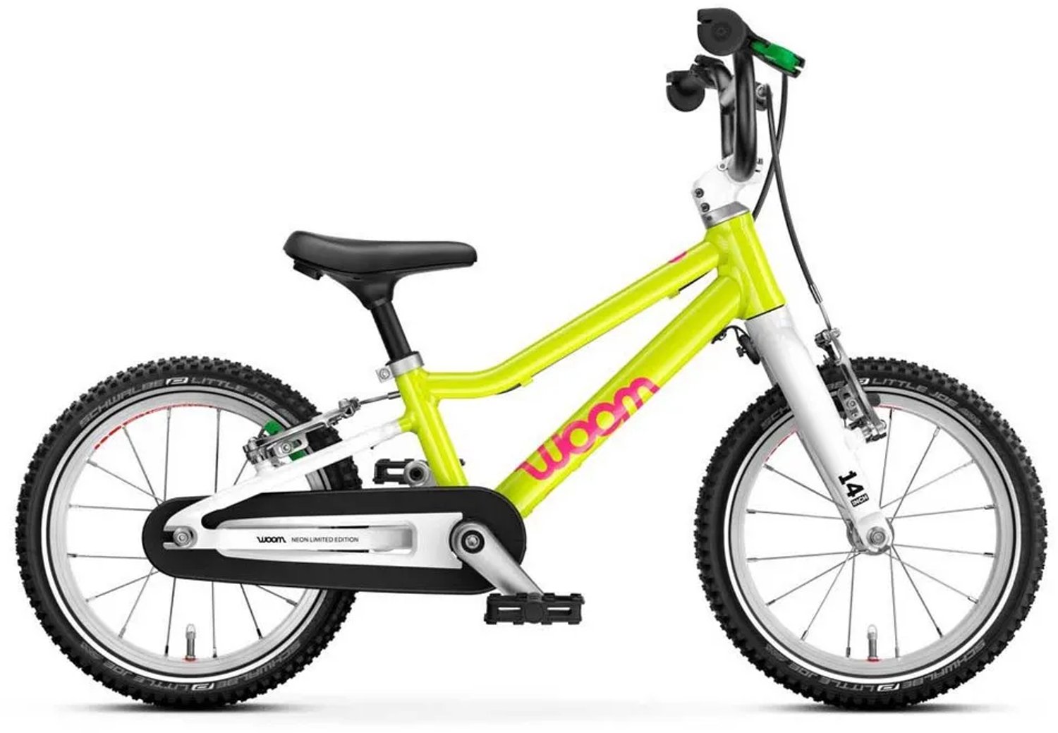 Woom Go 2 14´´ Fiets Geel Jongen
