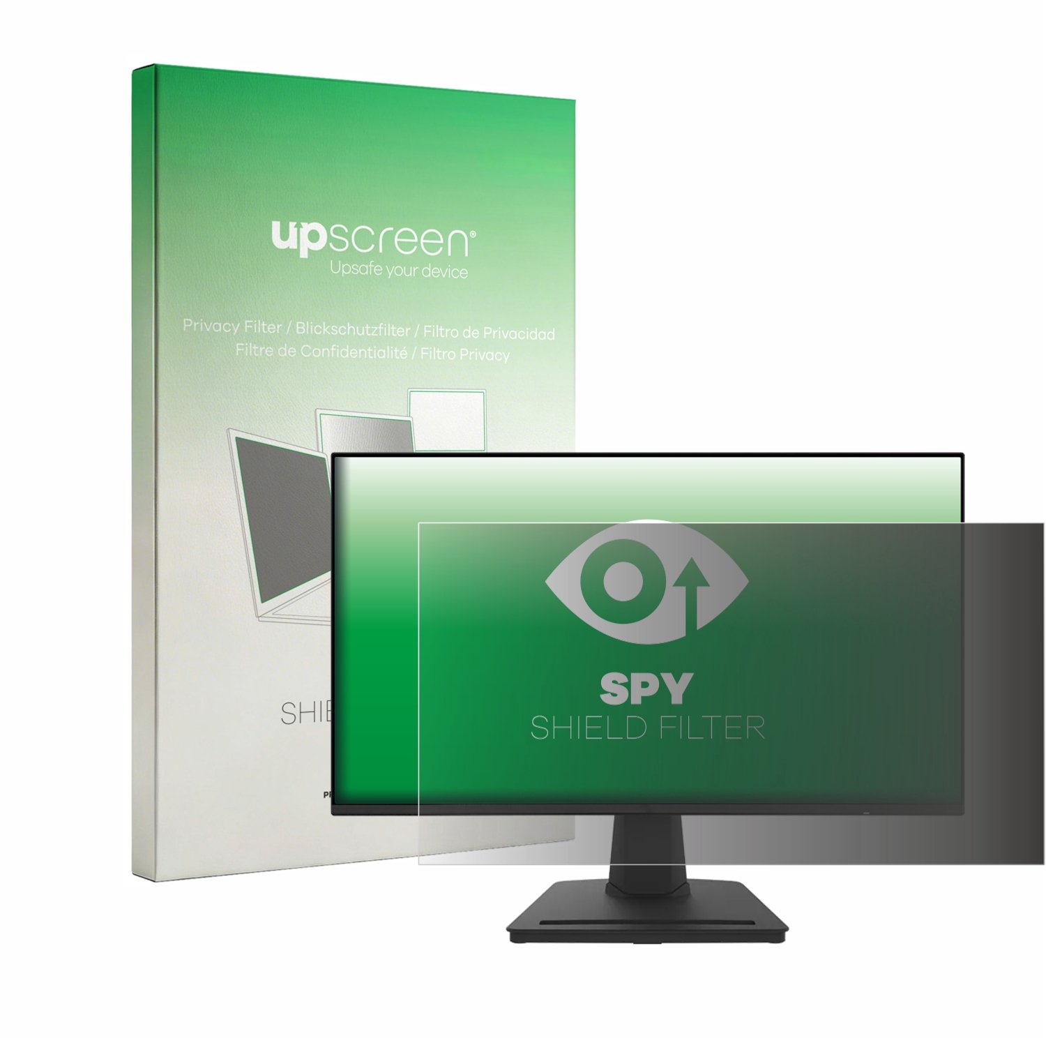 upscreen - privacyscherm voor MSI PRO MP252 - privacy filter screenfilter Blauwlichtfilter
