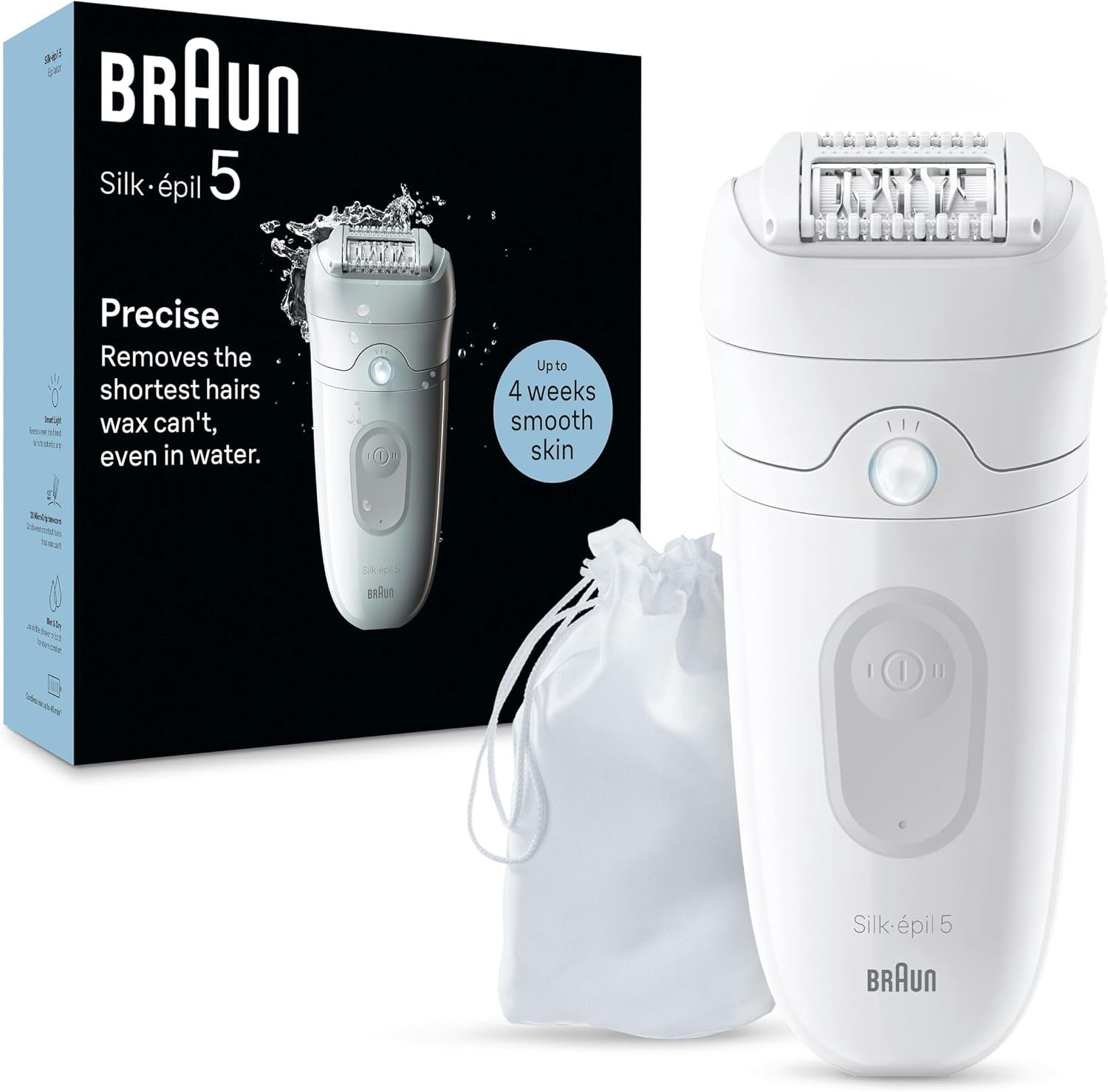 Bol.com Braun Silk·épil 5 - Epilator Voor Eenvoudige Ontharing - Langdurig Gladde Huid - 5-011 - Wit/grijs aanbieding