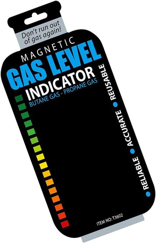 Propaan butaangas LPG brandstof-gastank vulstandindicator - 2 stuks - magnetisch - direct vulniveau controleren - Vemera — afbeelding 2