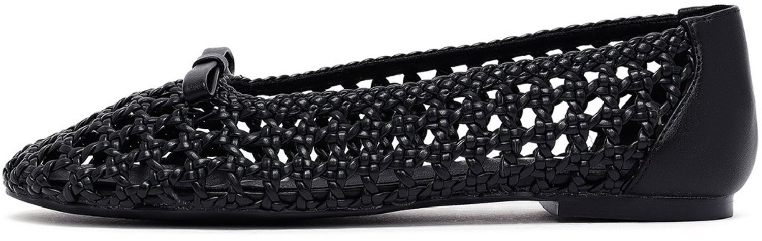 DERIMOD Ballerina Shoes Imitation Leather Ballerina Shoes