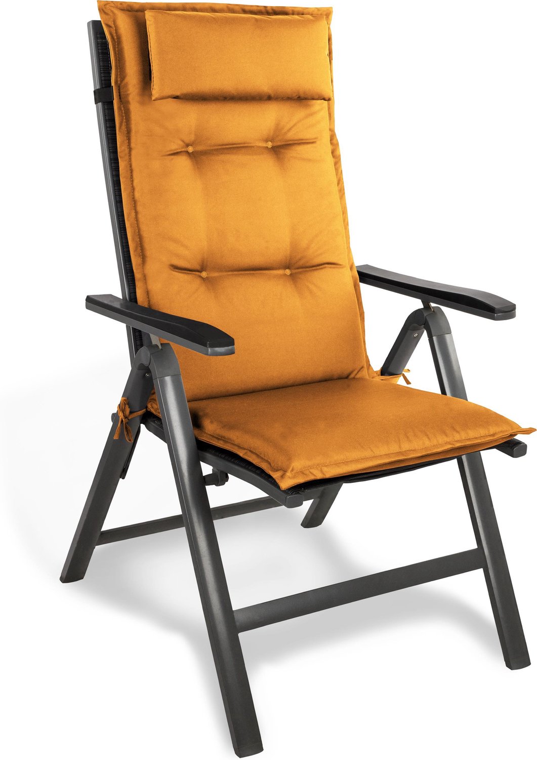 Stoelbekleding voor stoel met hoge rugleuning en kussen „Palermo“