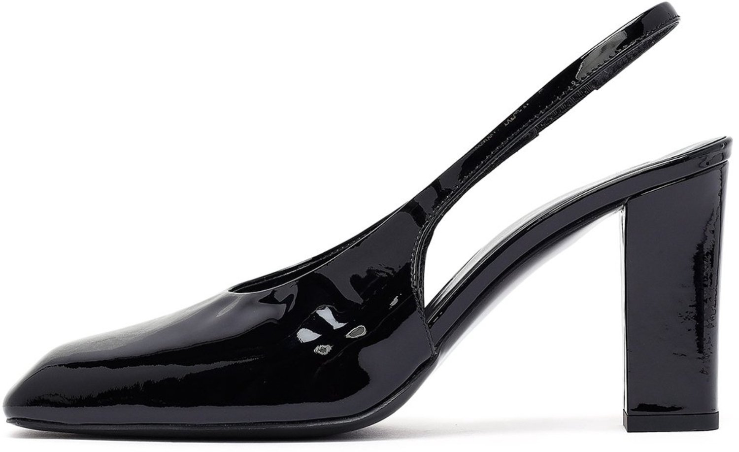 DERIMOD High Heeled Shoes Patent Leather High Heeled Shoes