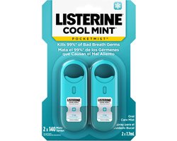 Listerine CoolMint Pocket Mist - Mondspray - Spray Tegen Slechte Adem - Geen Mondwater Nodig - Listerine Total Care
