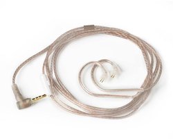 EZ EAR NEX KZ IEM-kabel - Zuurstofvrij koper - Vervangingskabel voor ZST/ZSR/ED12/ES3/ES4/ZS10/AS06/AS10/BA10/ZST-X/EDX - B Pin 3.5mm, Zwart, Mic