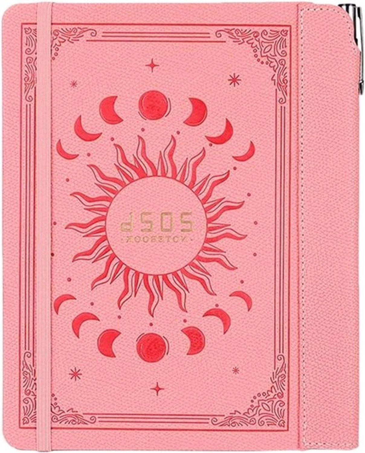 Lerarenplanner 2026 - Jaarplanner als notitieboek - Structuur aanbrengen - Hoogwaardig papier - 24 x 18 x 4 cm - Roze