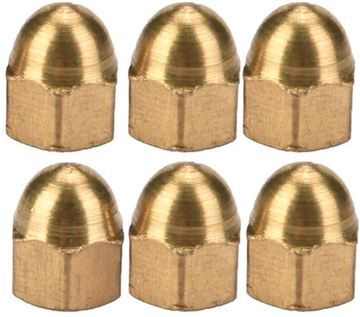 M3 Cap Nut Set met Messing Acorn Moeren - 20 Stuks Hex Moeren voor Voertuig