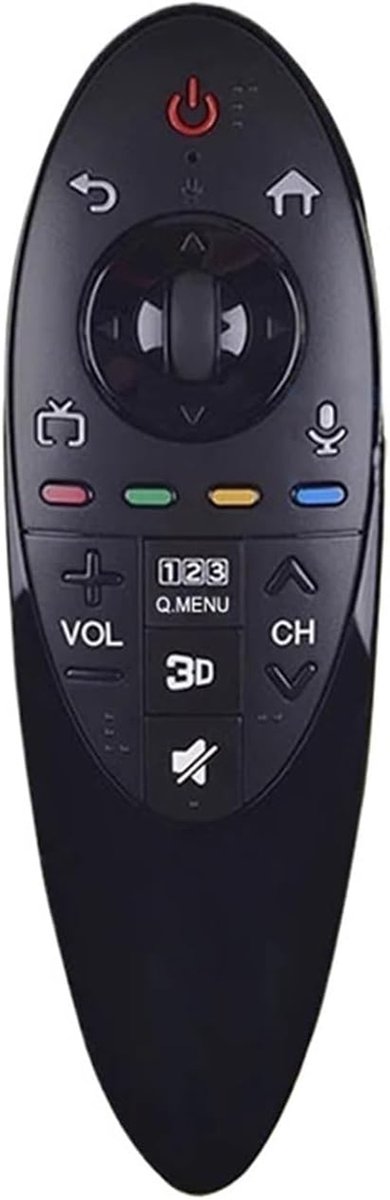 Afstandsbediening - Afstandsbediening TV - Televisie Bediening - IR Draadloze Communicatie - 1 x 1 x 1 cm - Zwart