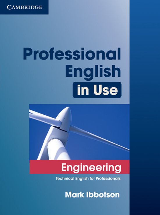 Professional English in Use: Engineering book with answers - cover