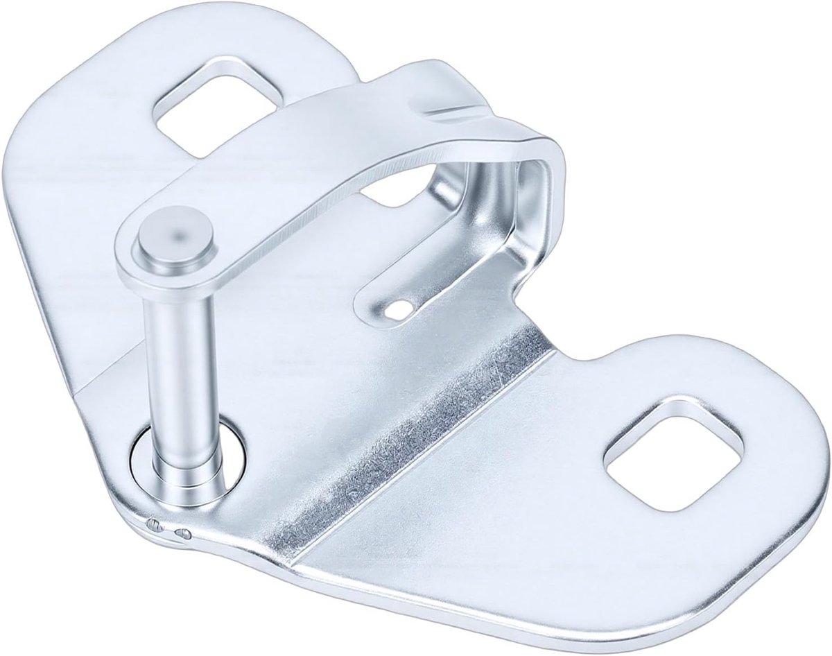 Deur Sluitplaat - Slot Catch - Voertuig Beveiligen - Hoge Sterkte Staal - 13 x 12 x 5 cm - Zilver