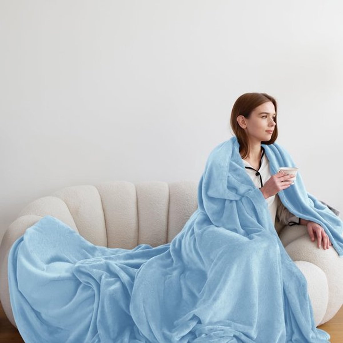 Fluffy warm fleece deken Zeynomax