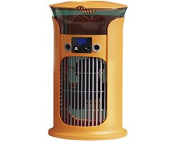 Draagbare mini-airconditioner - USB-verdampingsluchtkoeler, 3 snelheden, zonder afvoerslang, stil, ideaal voor thuis, kantoor of slaapkamer, 880 ml waterreservoir - geel [Energieklasse A+]