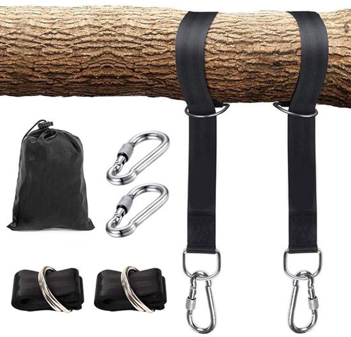 Dailygoods- Boomschommel Hoogwaardige Kwaliteit - Duurzame Nylon Riemen