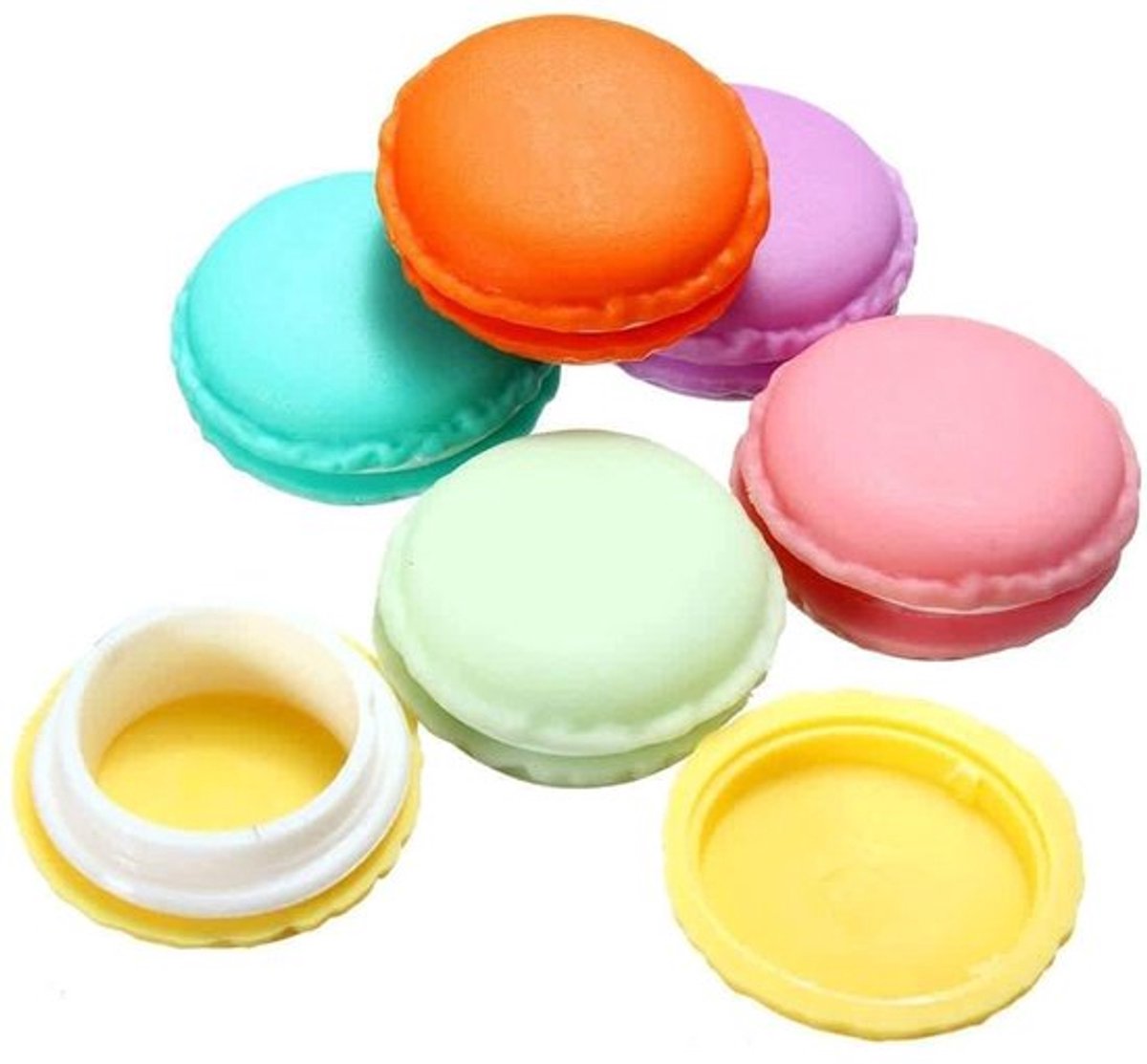 Dailygoody - Macaron Box - Opbergdoos - Mini - 6 stuks - Sieraden - Schattig