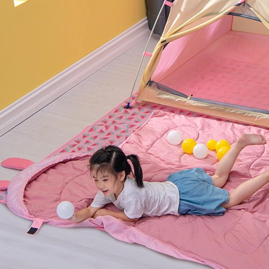 Camping Slaapzak - Reisdekbed Outdoor - Kamperen en Hiken - Verstelbare Lengte - 160 cm - Konijntje van Camping — afbeelding 4