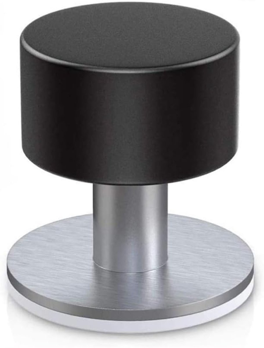 Deurstopper RVS - Wandmontage Stopper - Deur Beschermen - Geluiddempende Bumper - 40 mm diameter - Zilverkleurig