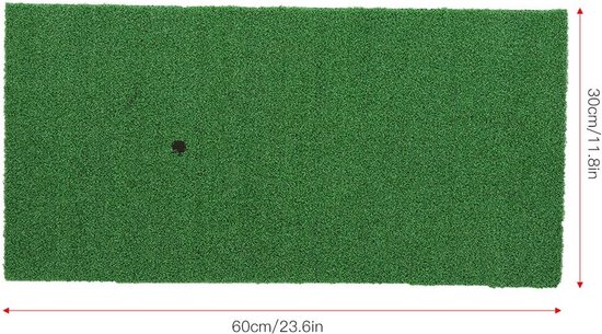 Golf Trainingsmat - Oefenmat Golf - Vaardigheden Verbeteren - Draagbaar Ontwerp - 30 x 60 cm - Groen van GOLF — afbeelding 5