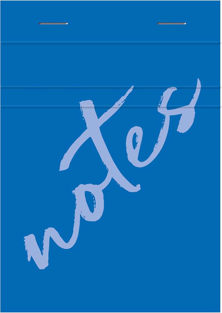 Schrijfblokken set - Notitieblokken A7 - Snel notities maken - 40 stuks micro-perforatie - A7 formaat - Blauw